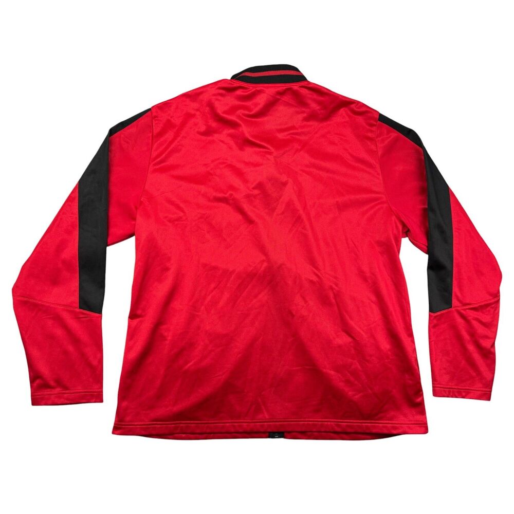 AND1 Jacket Men's Extra Extra Large Red Basketball Athletic Training Pockets Zip - Picture 9 of 10
